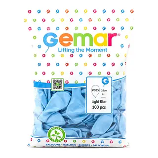 Metalik - Açık Mavi Balon 11 Inc - 28CM - 100PCS