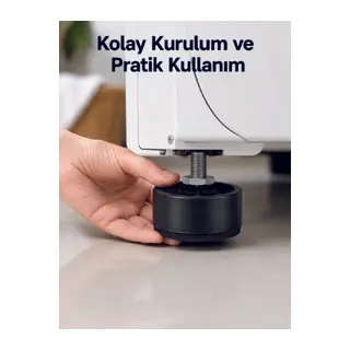 4 Adet Titreşim Önleyici Çamaşır Makinesi Ayak Pedi