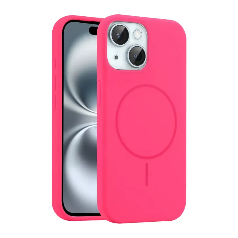 Joko Apple iPhone 15 Kılıf Jully Magsafe Kapak - Pembe
