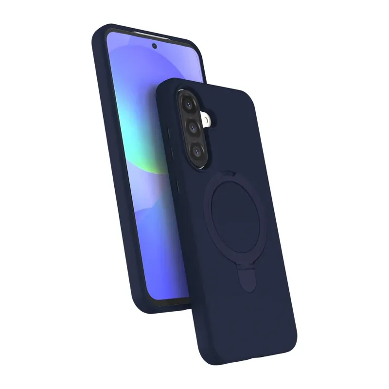 Samsung Galaxy A26 Regal Magsafe Standlı Kapak - Lacivert