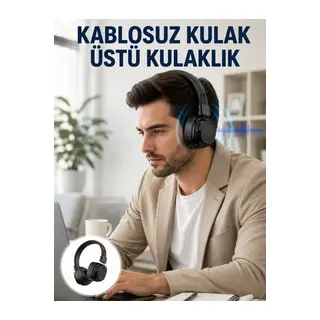 Uzun Süreli Rahat Kullanım İçin Kablosuz Bluetooth Kulaklık Yeni Nesil