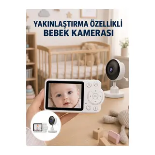 Bebek Monitörü Cry Detection ve HD Gece Görüş Destekli Yeni Nesil