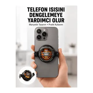 Mobil Oyunlar İçin Serinletici Telefon Fanı | Sessiz Çalışma | Geniş Kıskaçlı Tasarım Yeni Nesil