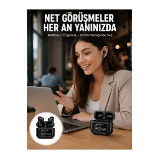 2025 Model Bluetooth Kulaklık Dokunmatik Ekran Yüksek Ses Kalitesi Yeni Nesil