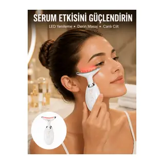 7 Renkli LED Cilt Yenileyici Masaj ve Bakım Cihazı Yeni Nesil