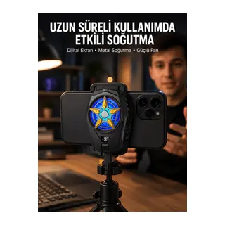 Ergonomik Telefon Soğutucu – 2 Hız Ayarı, Hafif ve Taşınabilir Yeni Nesil