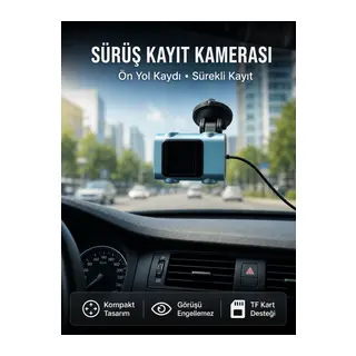 Araç Ön Cam Kamerası Sürüş Güvenliği İçin Video Kayıt Yeni Nesil