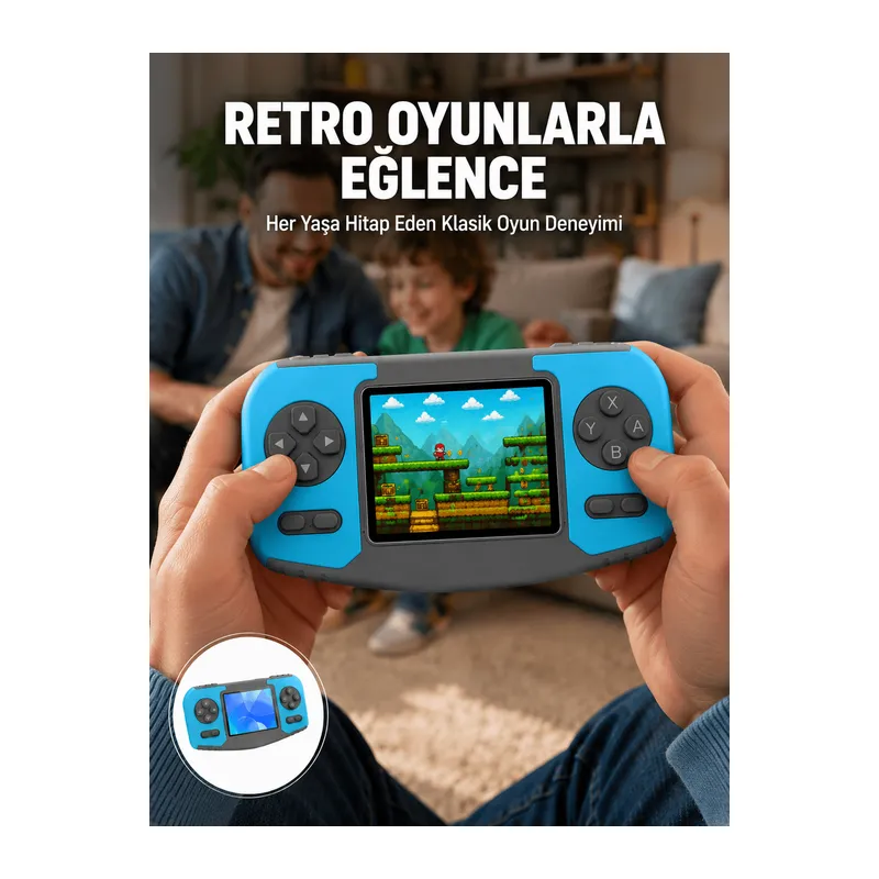 Mini Arcade Oyun Konsolu Hafif Taşınabilir Çocuk Hediyelik