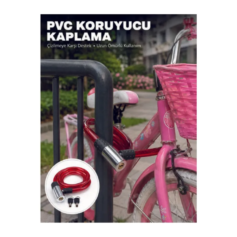 Bisiklet, Elektrikli Scooter ve Çocuk Bisikletleri İçin Güvenlik Kilidi