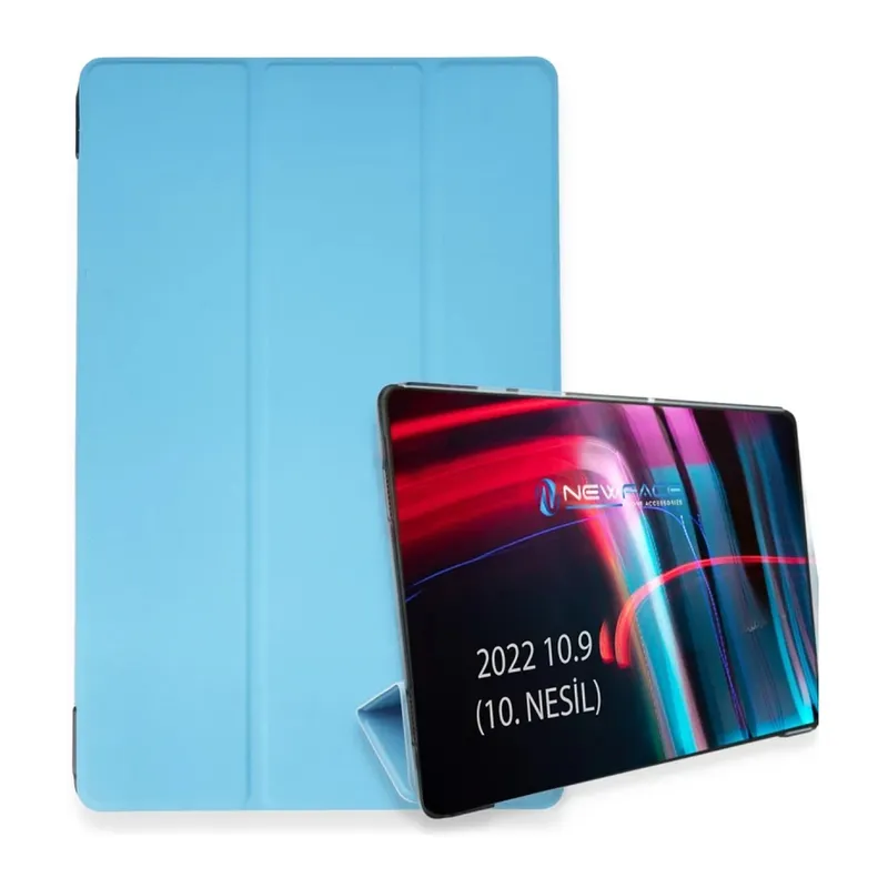 Apple iPad 2025 10.9 10.nesil (A16) Kılıf Tablet Smart Kılıf - Açık Mavi