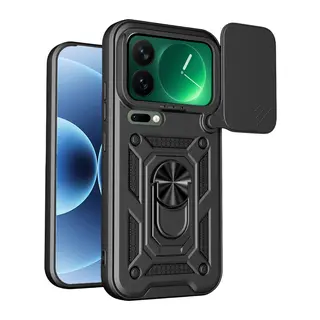 Xiaomi Mi 17 Pro Pars Lens Yüzüklü Silikon - Siyah