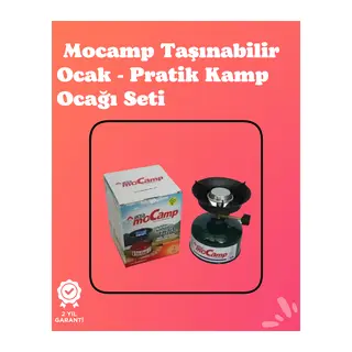 Kolay Ayarlanabilir Alevli ve Güvenli Metal Kamp Ocağı
