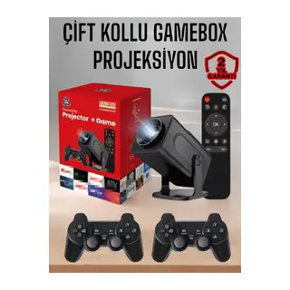 Android Projeksiyon ve Çift Kollu Game Box