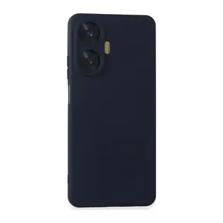 Realme C55 Kılıf Nano içi Kadife Silikon - Lacivert