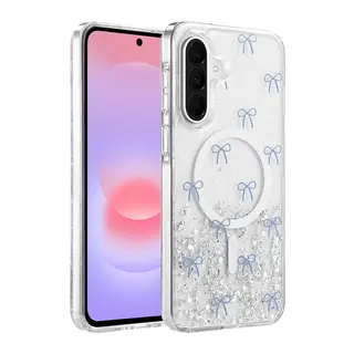 Onegif Samsung Galaxy A56 Misk Simli Magsafe Kapak - Desen 3