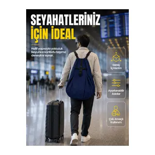Çok Amaçlı Katlanabilir Taşıma Çantası Geniş Hacimli Günlük Kullanım Çantası