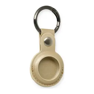 Airtag Anahtarlık Deri Kılıf - Gold