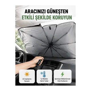Katlanabilir Oto Güneşlik – Pratik, Dayanıklı, UV Koruyucu Tasarım Yeni Nesil