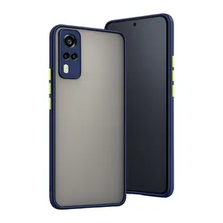 Vivo Y53S Kılıf Montreal Silikon Kapak - Lacivert