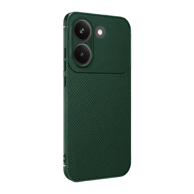 Xiaomi Poco X8 Pro Auto Focus Karbon Kapak - Koyu Yeşil