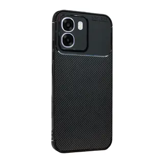 Oppo Oppo A6T 5G Auto Focus Karbon Kapak - Siyah