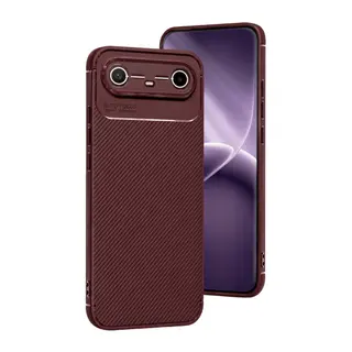 Tecno Spark Slim 5G Auto Focus Karbon Kapak - Bordo