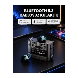 Kablosuz Bluetooth 5.3 Kulaklık – Aktif Gürültü Engelleme ve Gecikmesiz Oyun Modu