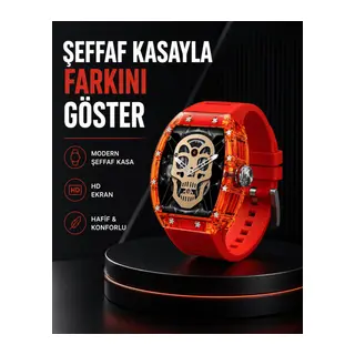 Geniş Ekranlı Akıllı Saat Şık ve Modern Tasarım Yeni Nesil