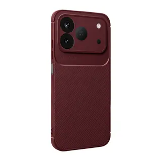 Tecno Spark 50 4G Auto Focus Karbon Kapak - Bordo