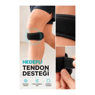 Ayarlanabilir Tendon Destek Bandı Diz Altı Spor Koşu Yürüyüş Bandı