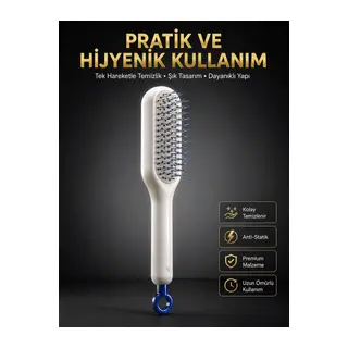 Yeni Nesil Saç Fırçası Saç Derisini Ölü Derilerinden Arındırır Kolay Temizlenen