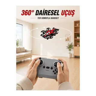 Uzaktan Kumandalı RC Drone 360° Akrobatik Dönüş 3 Kademeli Hız Headless Mode