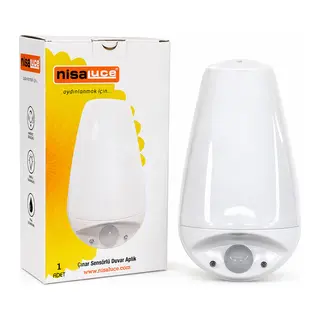 E27 - IP20 Soft 0,4W - 50W Çınar Sensörlü Led Aplik Duvar Lambası E2003-2