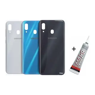 SAMSUNG A20 Arka Batarya Pil Kapağı SİYAH (B7000 1