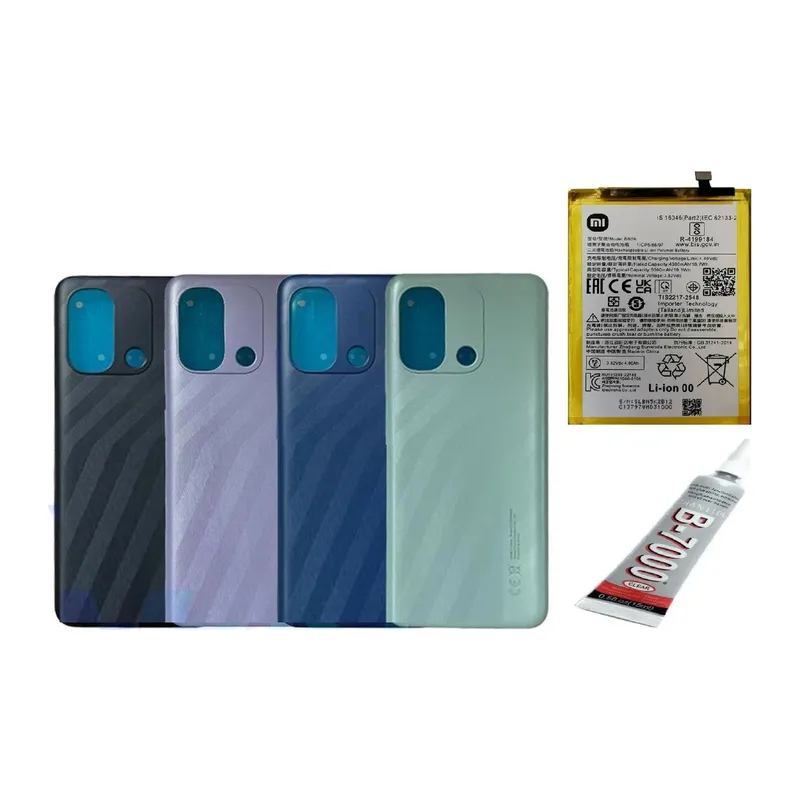 Redmi 12C Arka Batarya Kapağı,batarya Ve B7000 Ya