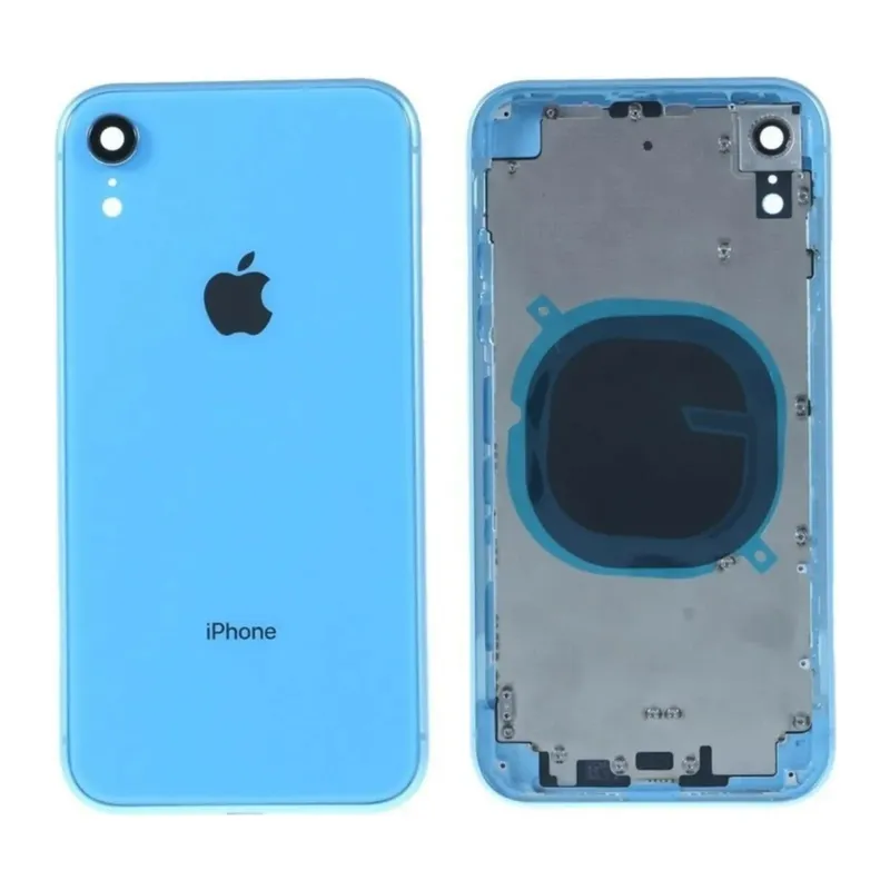 Iphone Xr A Kalite Boş Kasa Arka Kapak Mavi