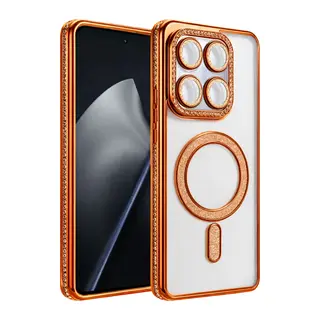 Xiaomi Mi 17T Pro Joke Simli Magneticsafe Kılıf - Turuncu