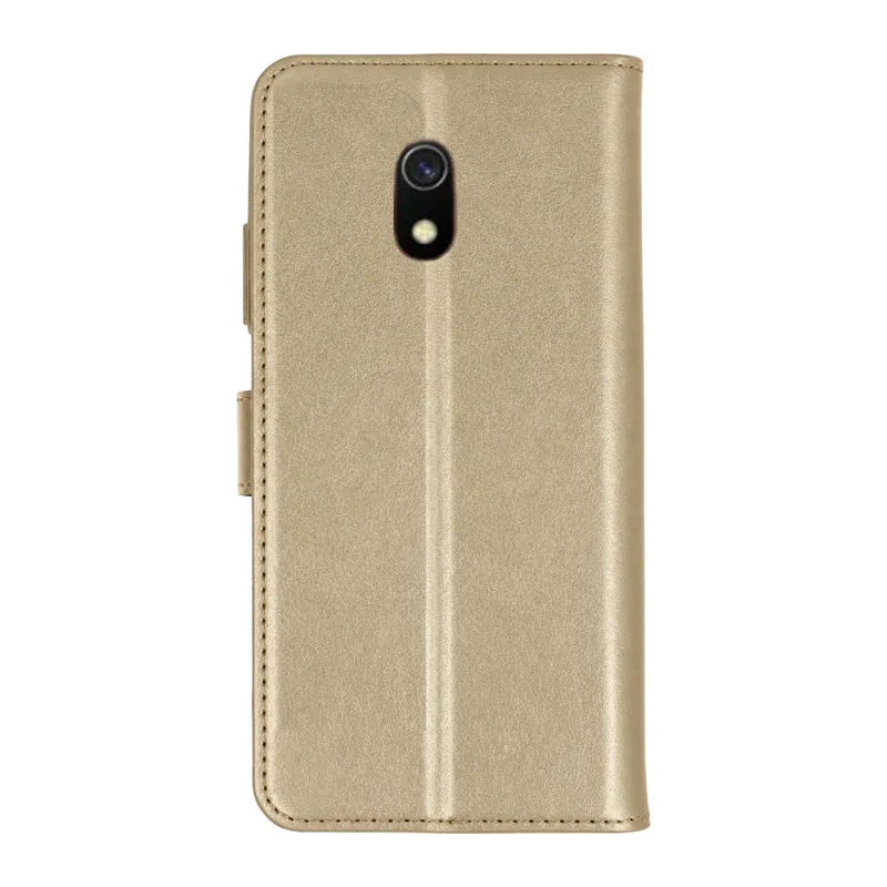 Xiaomi Redmi 8A 4G Trend S Plus Kapaklı Kılıf - Gold