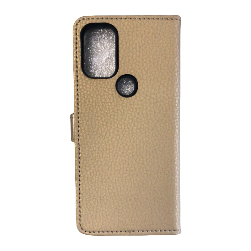 General Mobile GM21 Pro Trend S Plus Kapaklı Telefon Kılıf - Gold
