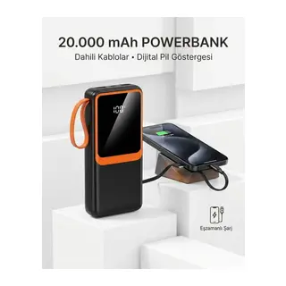 20000 mAh Yüksek Kapasiteli Powerbank