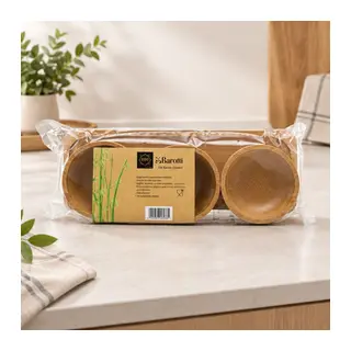 Altlıklı Bambu Mini Sunumluk