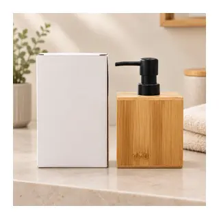 Kare Bambu Sıvı Sabunluk 170 ml
