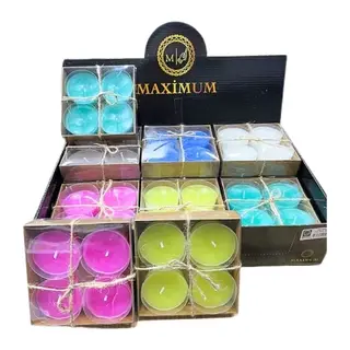 Oval Mika Mum 4'lü (1 Adet)