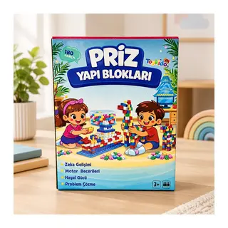 Eğitici Kutu Priz Yapı Blokları