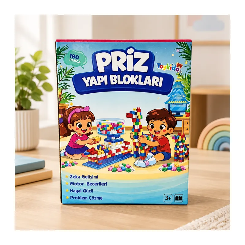 Eğitici Kutu Priz Yapı Blokları