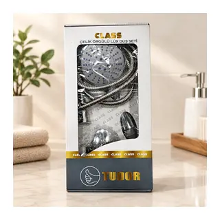 Class Çelik Lüks Duş Seti Kutulu