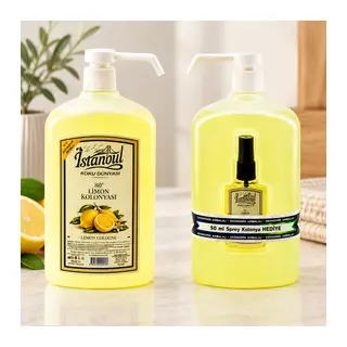 Limon Kokulu Pompalı Kolonya
