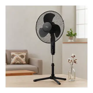 16\" (41 cm) Teleskopik Katlanır Ayaklı Vantilatör - Metal Kafes, 3 Kademe