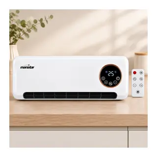 Duvar Tipi Fanlı Kumandalı Isıtıcı 2000W LED Kontrol