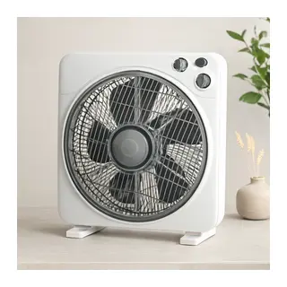 12 inç Kutu Vantilatör 40W 3 Kademe Zaman Ayarlı